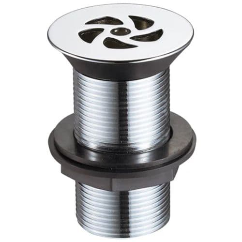 Deva 1 1/4" Free Flow Basin Unslotted Waste Chrome WSTGR114/UNS