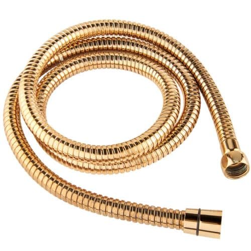 Deva 1.5m Hose Standard Bore Gold HOS1.5CPS01/G