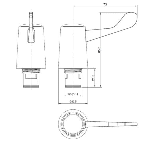 Deva Lever Action 3" Conversion Kit DLTKIT