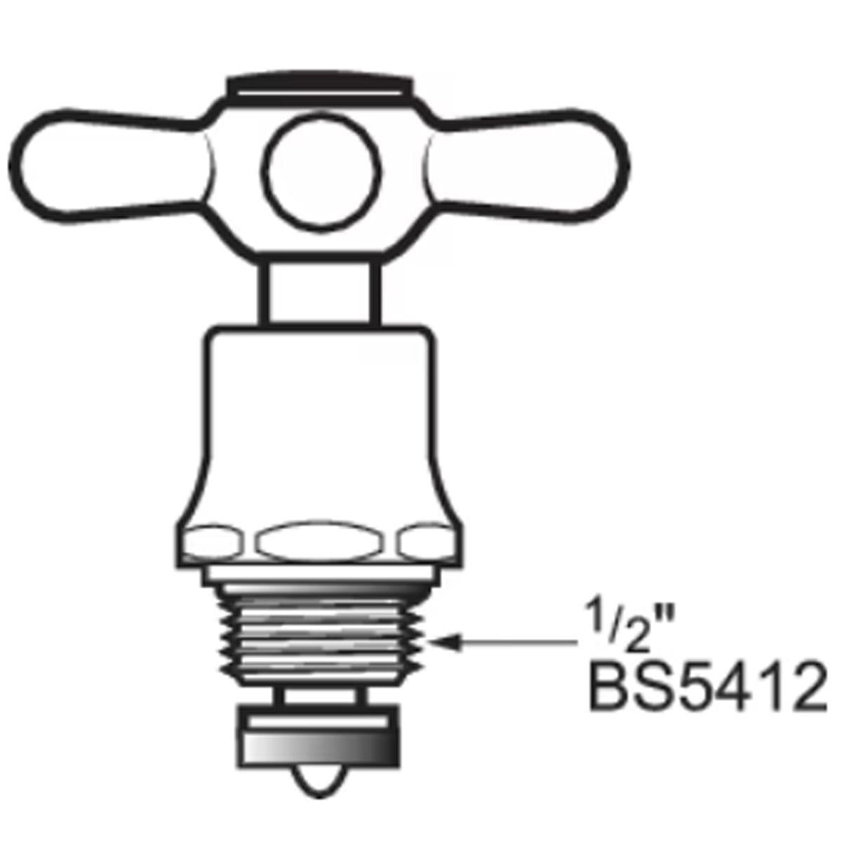 Deva Period Style Conversion Kit For BS5412 Chrome VIC CONV KIT