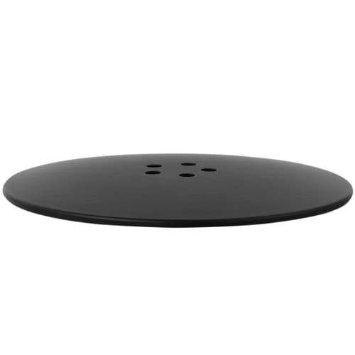 Deva Plate & Screw Fixings Matte Black WSTSPBK