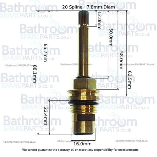 Dornbracht  1/2" Head part  Anti Clockwise Closing 9090031360090