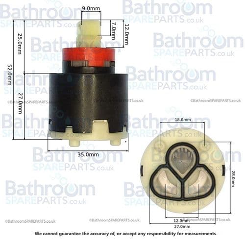 Dornbracht 35mm Cartridge 9015050450090