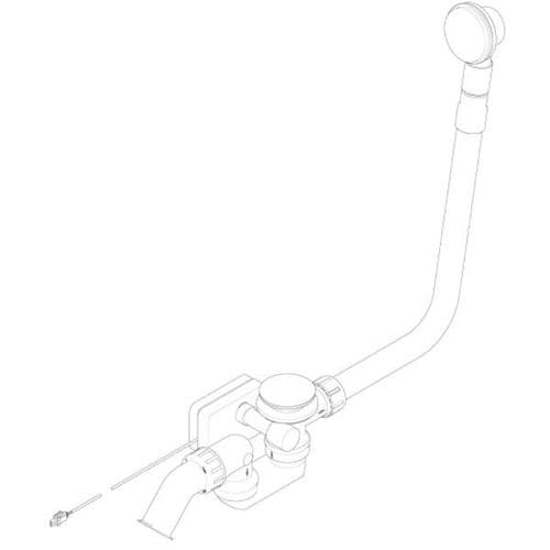 Dornbracht Basin Waste With Overflow Electronic 125 x 545 x 615mm 04110105801 Spare Parts