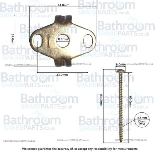 Dornbracht Fixing Set For Accessories 0517207390090