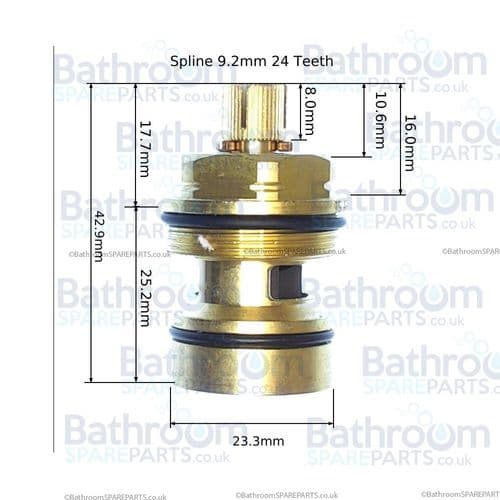 Dornbracht Hot & Cold Cartridges 9090032000090