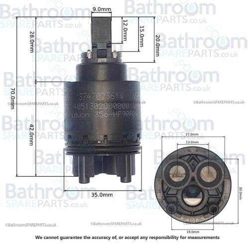 Dornbracht Meta 02 Cartridge 09150506390