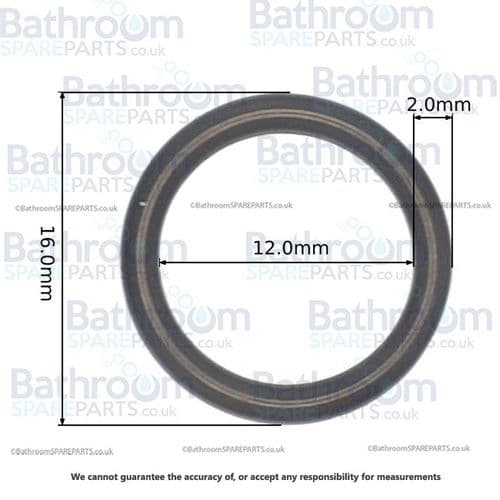 Dornbracht O'Ring SPDM 70 12x2mm 9014100770090
