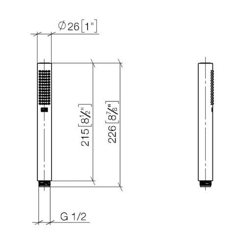 Dornbracht Pencil Handset 28019979-00