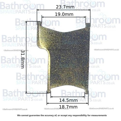 Dornbracht Rectangle Aerator Key 0430090160090