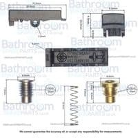 Dornbracht Repair Kit for Thermostat Handle Black 90213301100-13