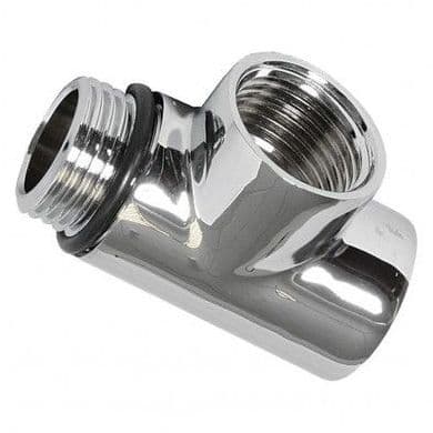 Dual Fuel 1/2" Male x Female Radiator Towel Rail Elbow 001DFE12