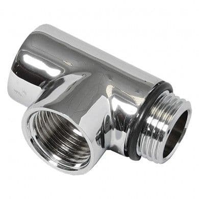 Dual Fuel 1/2" Male x Female Radiator Towel Rail Elbow 001DFE12