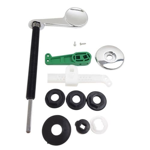 Dudley Dimple Chrome Platted front level assembly with 225mm spindle, 160mm bush 317591