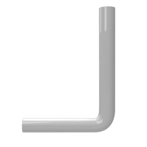 Dudley Flushbend 390 x 290 mm Tapered 51 - 41mm White 322326