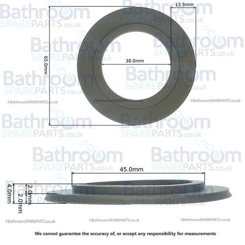 Dudley Niagara 38 mm ID Outlet Seal Stepped 323306