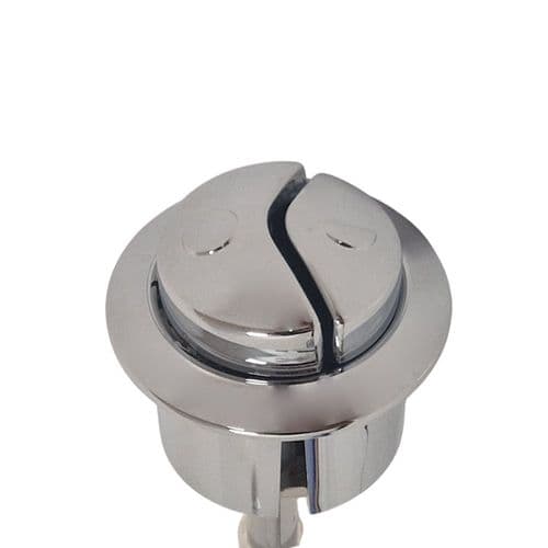 Dudley Nigara Dual Flush Chrome Plated Push Button Mechanically Operated 314318
