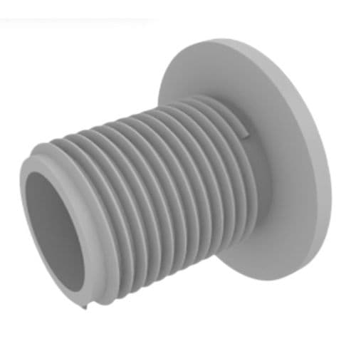 Dudley Overflow Stopper 19mm With Backnut and Rubber Washer 319249