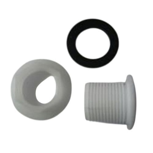Dudley Overflow Stopper 19mm With Backnut and Rubber Washer 319249