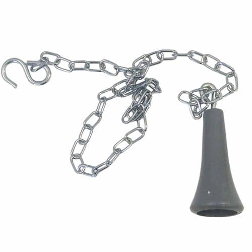 Dudley Plated Chain And Plastic Pull 314065