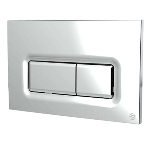 Dudley Reef Dualflush Pneumatic Push Plate 232x152x14mm 326393
