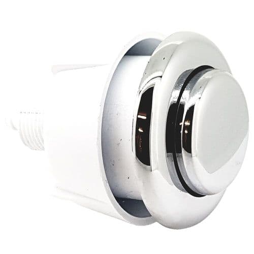 Dudley Royal 51mm Single Flush Chrome Plated Push Button Air Operated 313621