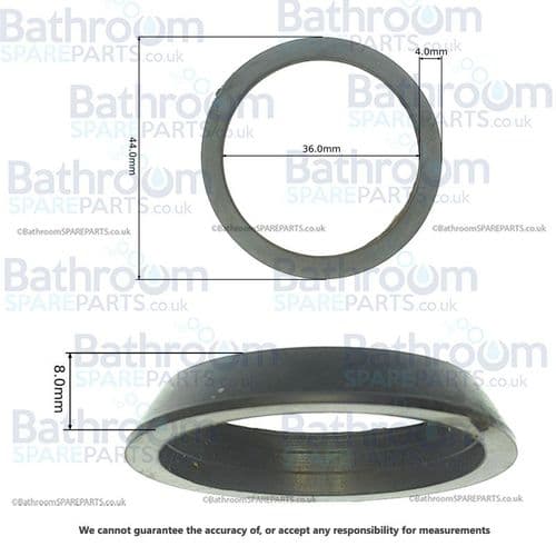 Dudley Tapered Cone Ring For Flushbend 38mm Low Level 315841