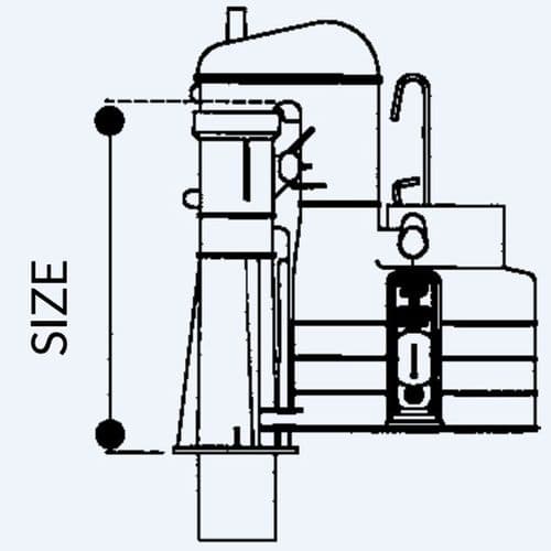 Dudley Turbo 88 Adjustable Syphon 191-254mm 9756F