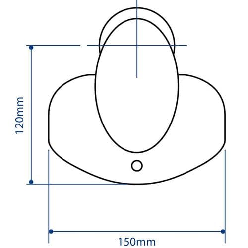 Dudley Turbo 9" Syphon For Well Bottom Cisterns With Plastic Outlet & Nut 1318743