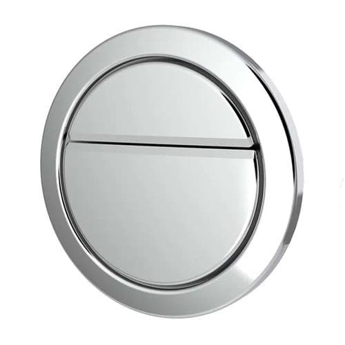 Dudley Vantage 73.5mm Dual Flush Chrome Plated Push Button Air Operated 372873