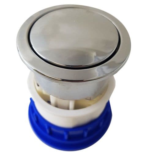 Dudley Vantage 73.5mm Single Flush Chrome Plated Push Button Air Operated 327736