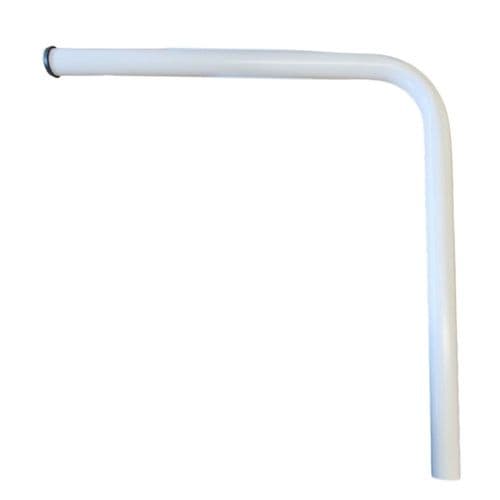 Dudley White 610mm x 610mm x 38mm Flush Bend & Ring PTOBEN363688