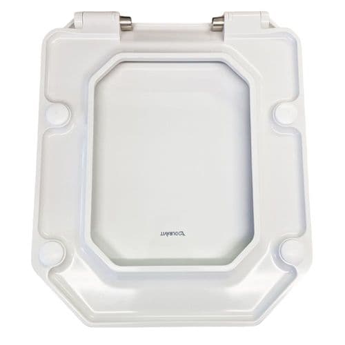 Duravit 1930's Series Octagonal Hole Duraplast Soft Close Toilet Seat & Cover White 0064890000