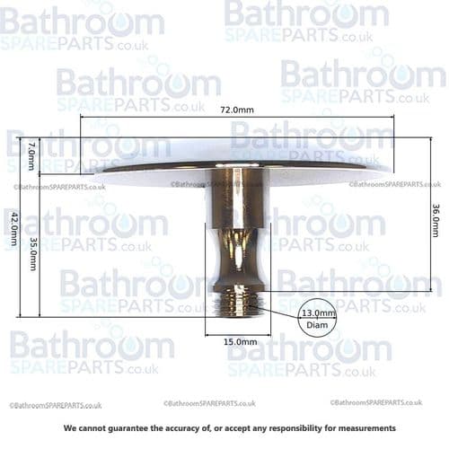 Duravit Basin Waste 1002681000
