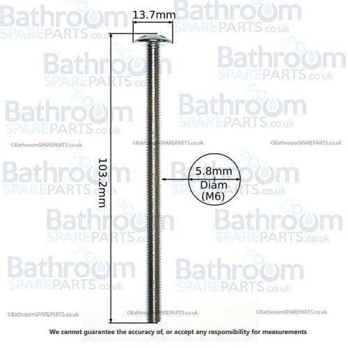 Duravit Ceramic Cistern Fixing Bolts 0074125900