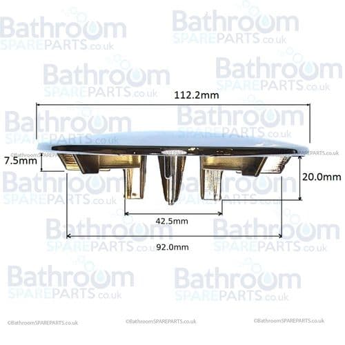 Duravit Chrome Cover Cap 790522000001000