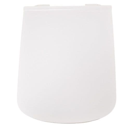 Duravit D-Code Elongated Soft Close Toilet Seat & Cover White 0060390000