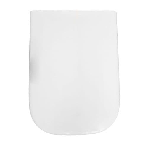 Duravit D-Code Elongated Standard Close Toilet Seat & Cover White 0060310000