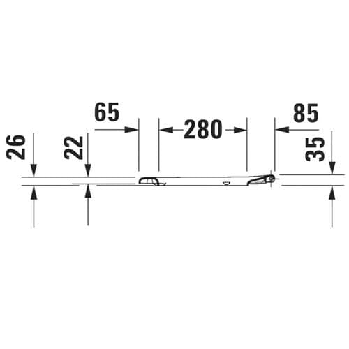 Duravit D-Code Standard Close Toilet Seat & Cover White 0067310000
