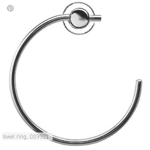 Duravit D-Code Towel Ring Chrome 0099211000