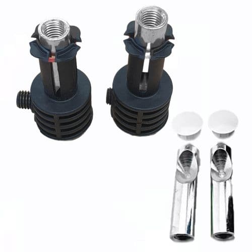 Duravit Durafix pan fixing Pack Inc white covers 1002170000