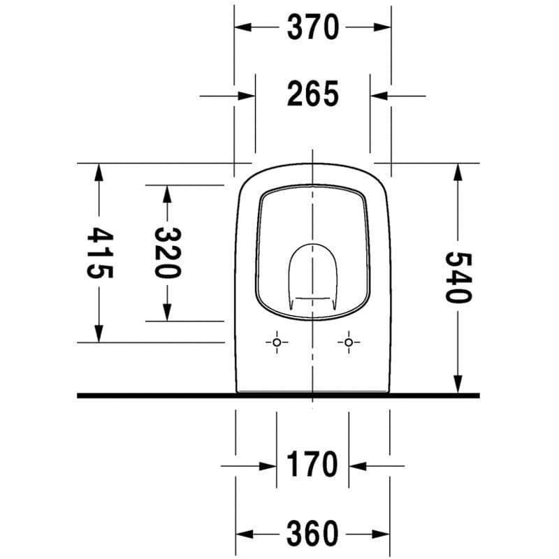 Duravit Durastyle WallMounted Toilet 253609