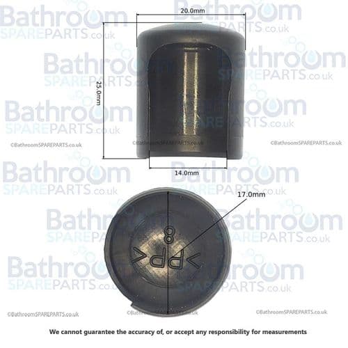 Duravit Happy D Soft Close Damper Cover Caps Only Anthracite 1004920800