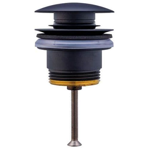 Duravit Matt Black 63.5mm  Push-Open Waste 0050524600