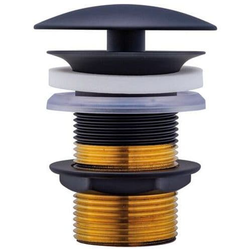 Duravit Matt Black Basin 72mm Slotted Waste 0050384600