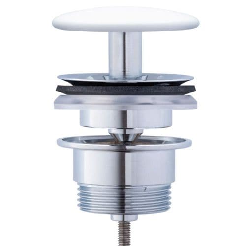 Duravit Matt White Satin 72mm Basin Slotted Waste 0050873200