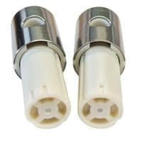 Duravit ME by Starck Soft Close Toilet Seat Damper Set 1004150000