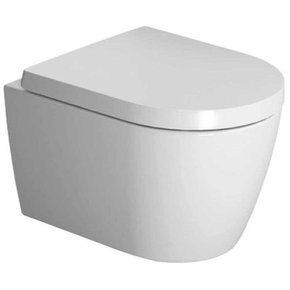 Duravit ME By Starck Wall Mounted Compact Rimless Toilet - 253009