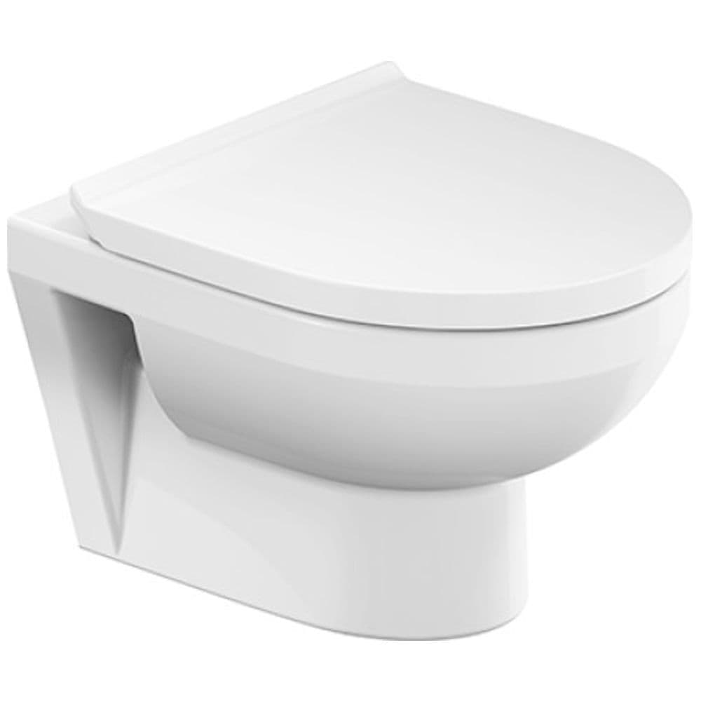 Duravit No 1 Wall Mounted Compact Rimless Toilet - 257509