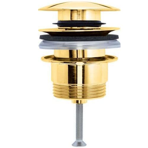 Duravit Polished Gold 63.5mm Push-Open Waste 0050523400